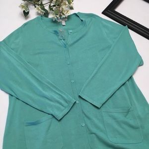 Isaac Mizrahi Live Essentials cardigan 1X NWOT